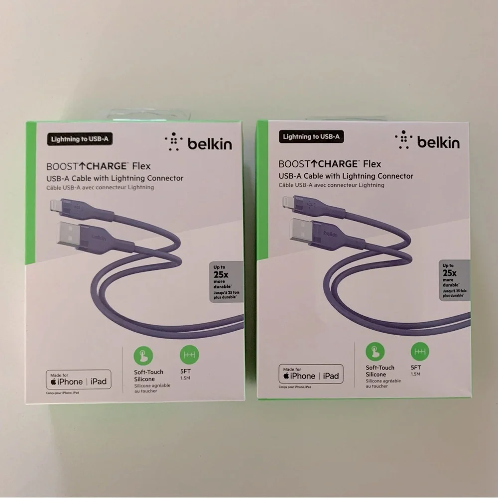 Belkin Boost Charge Flex USB-A Cable with Lightning Connector